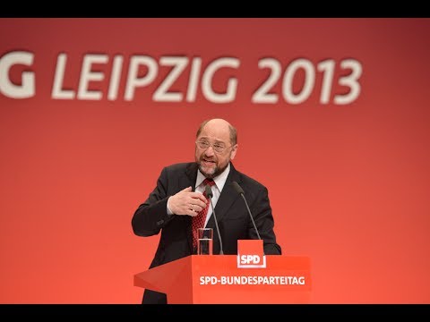 Rede von Martin Schulz auf dem Bundesparteitag in Leipzig
