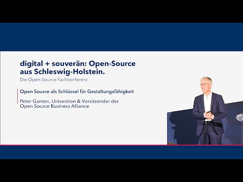 Open Source als Schlüssel für Gestaltungsfähigkeit – Peter Ganten, Univention