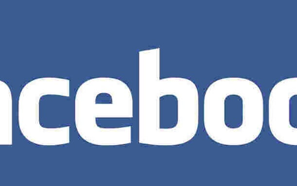 Facebook Logo mit Artefakten