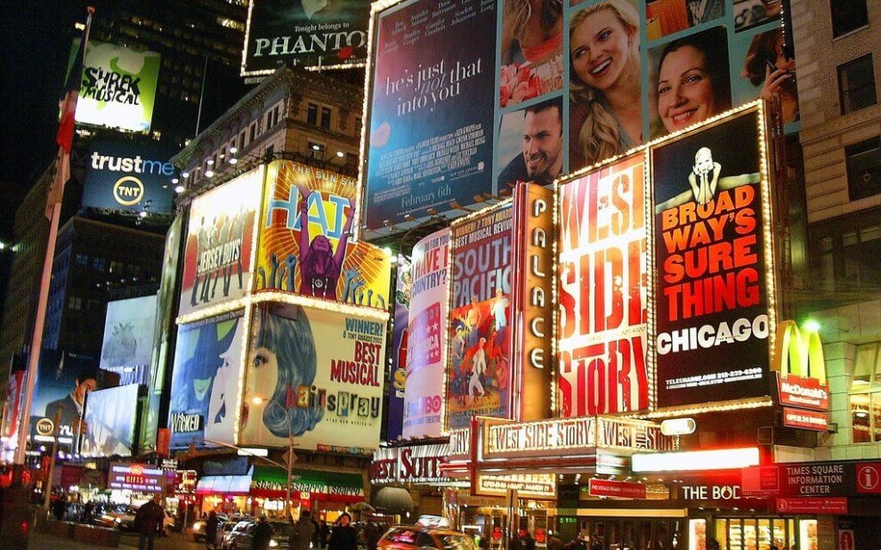 Times Square Werbung