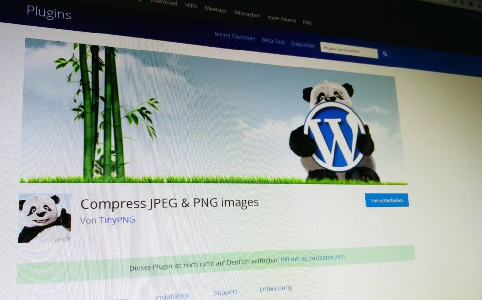 Das beste WordPress Plugin für komprimierte Bilder